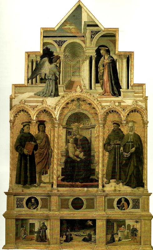 Piero della Francesca polyptych of saint anthony